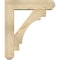 Ekena Millwork Merced Craftsman Rough Sawn Bracket w/ Offset Brace, Douglas Fir, 6"W x 22"D x 26"H BKT0604X22X26MRC04RDF - alternate 3